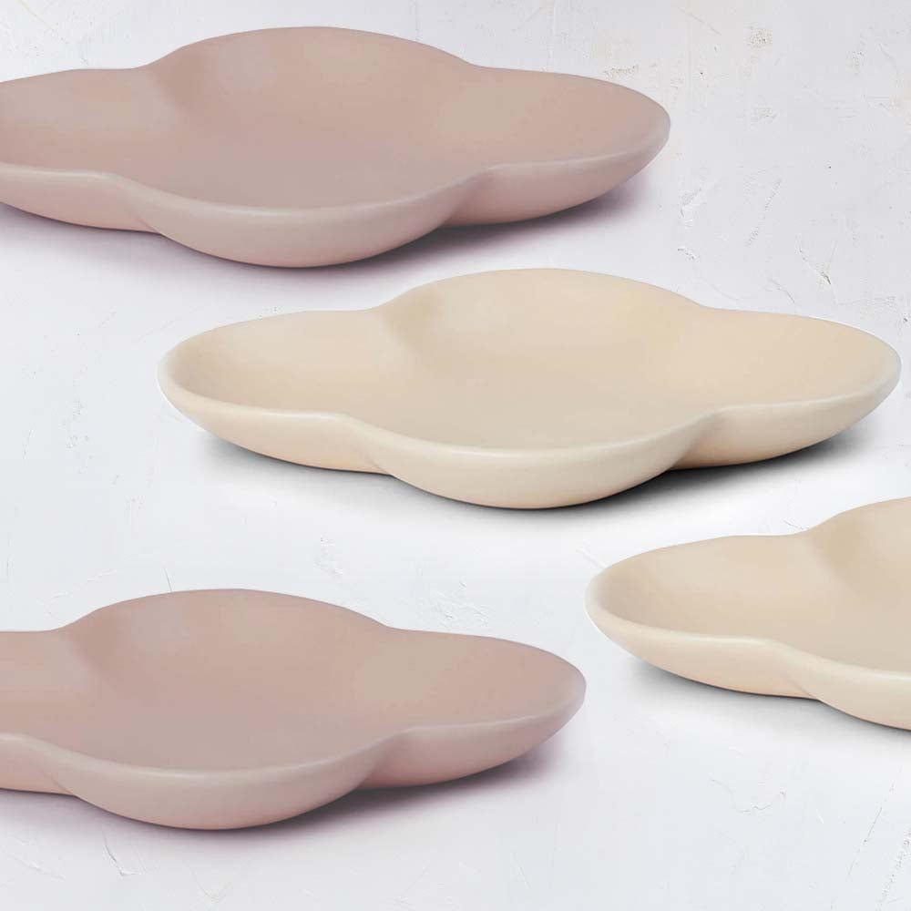Bubble Ceramic dish set of 4