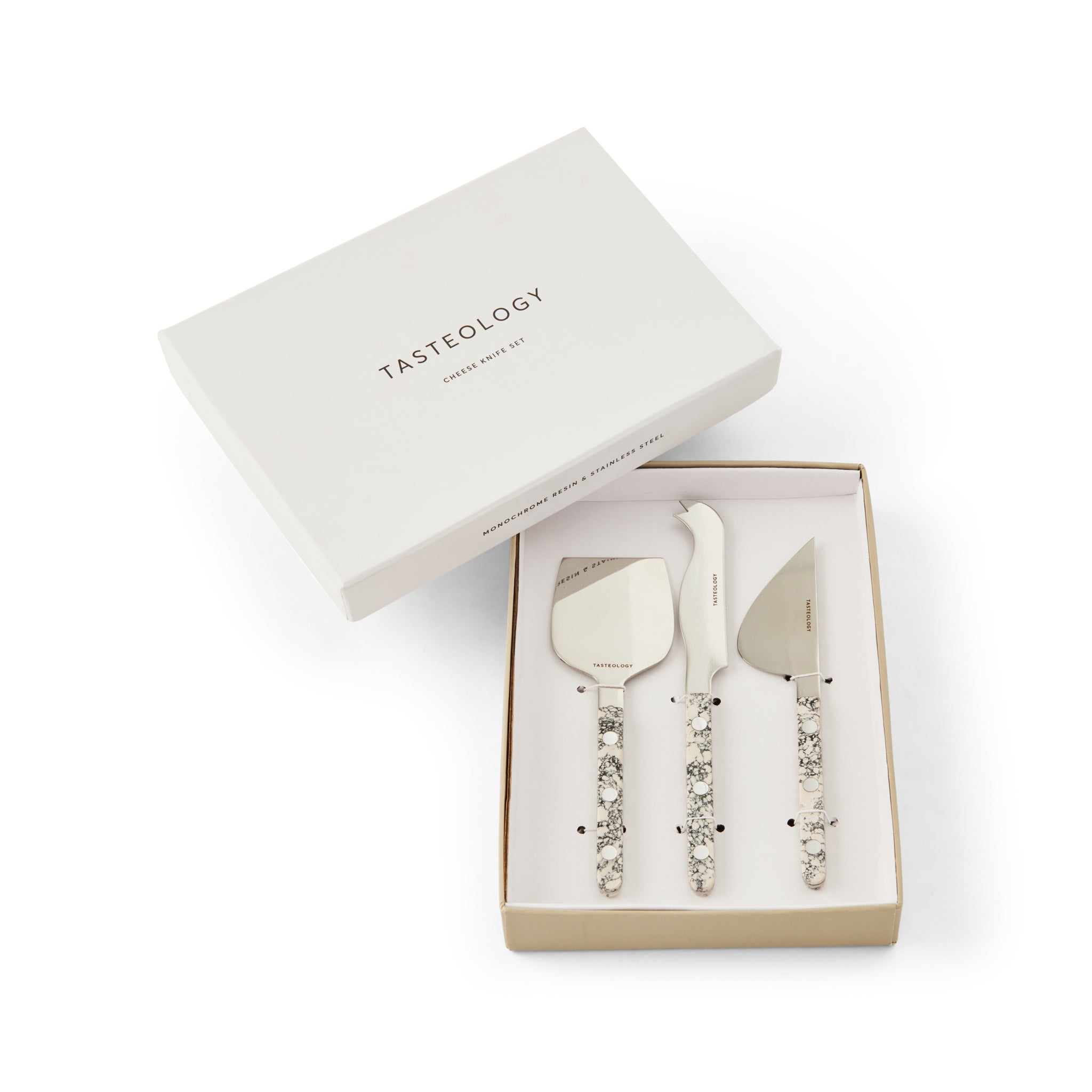 Cheese Knives Set of 3 - Monochrome