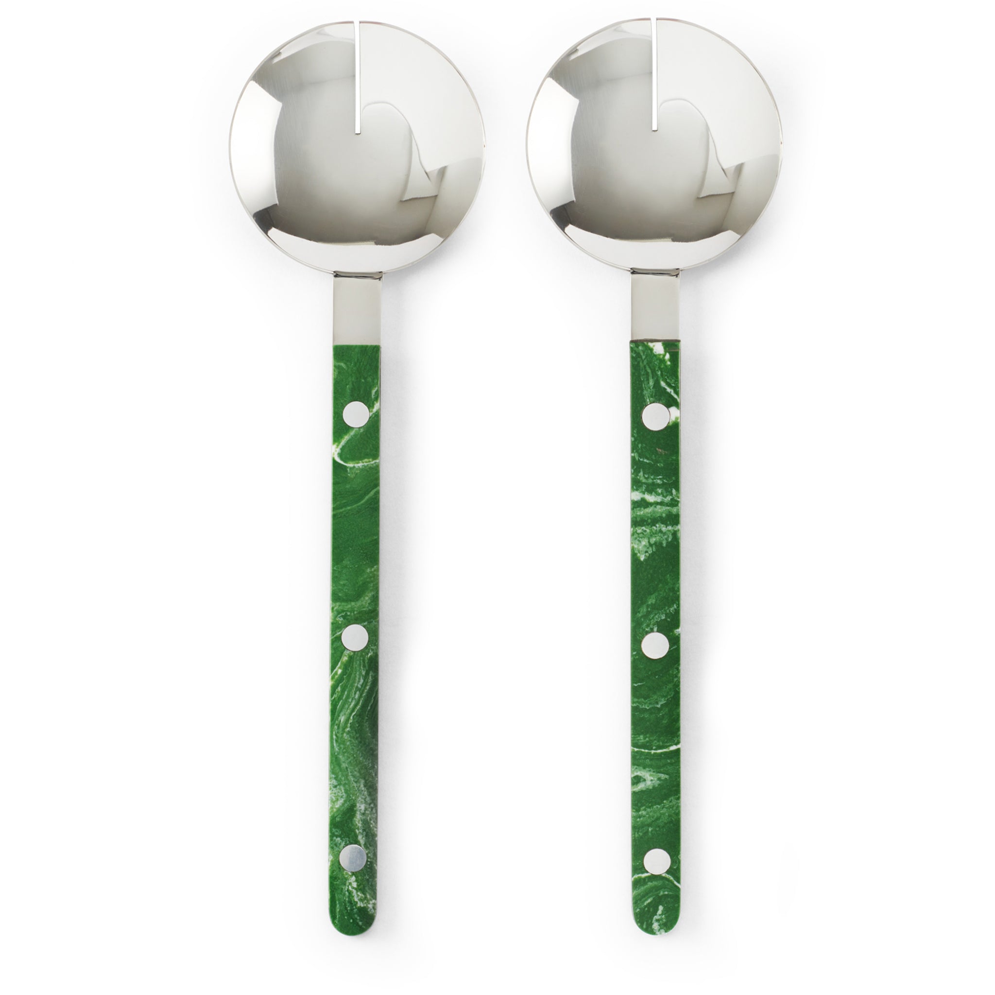 Salad Servers - Emerald