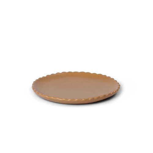 Waves Small Plate Terracotta