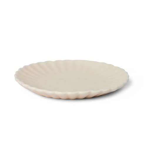 Petals Side Plate - Latte