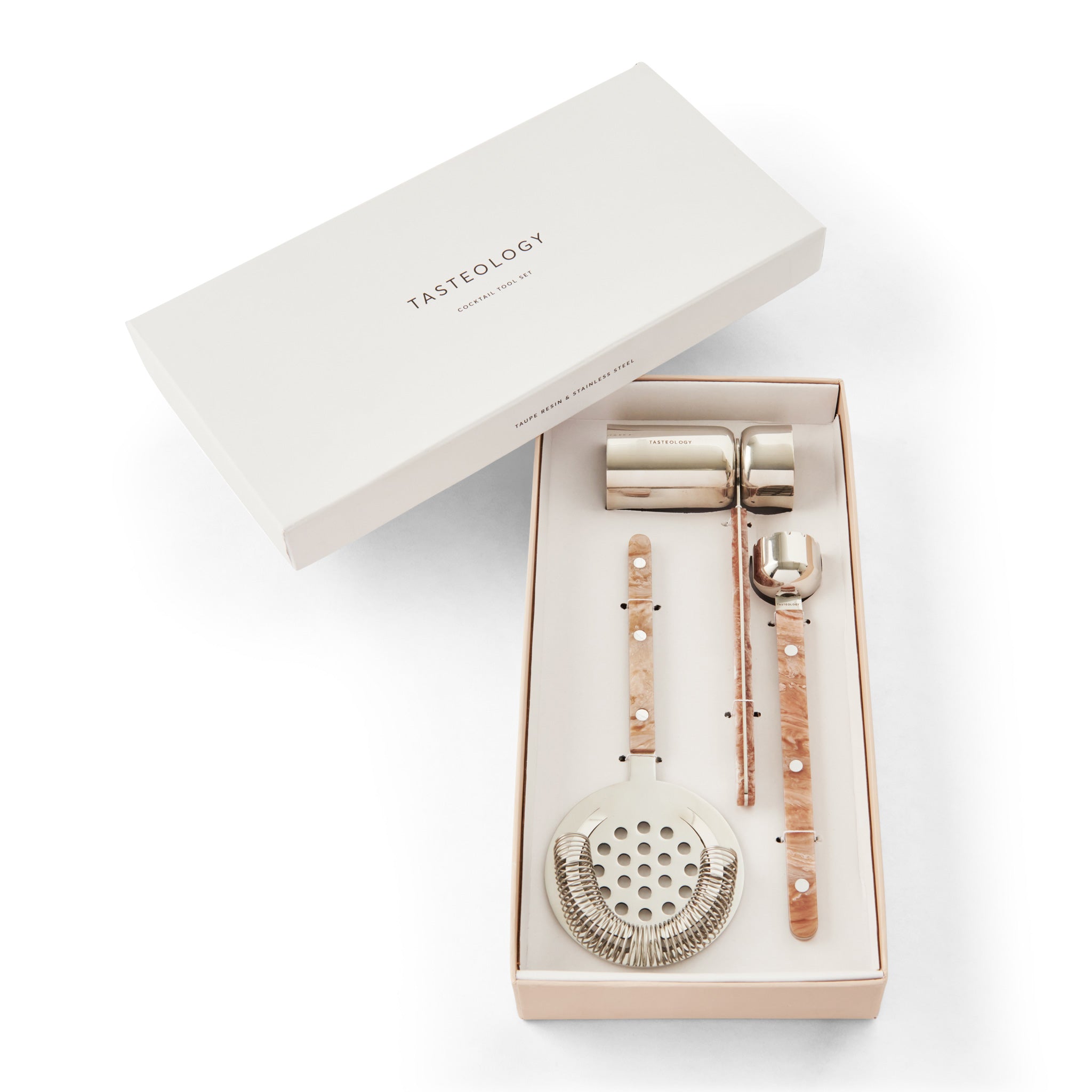 Cocktail Tools Set - Taupe