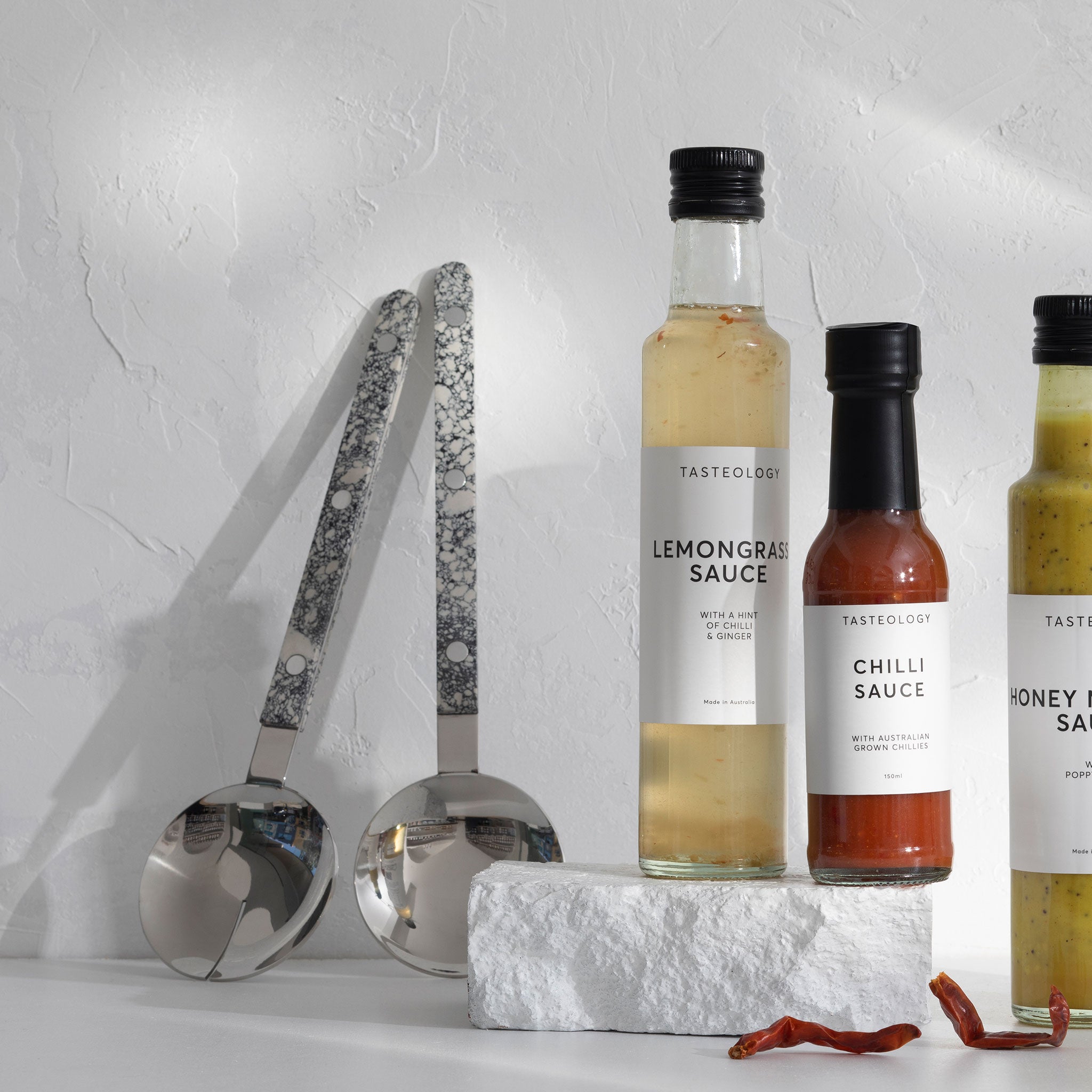 Salad Servers - Monochrome