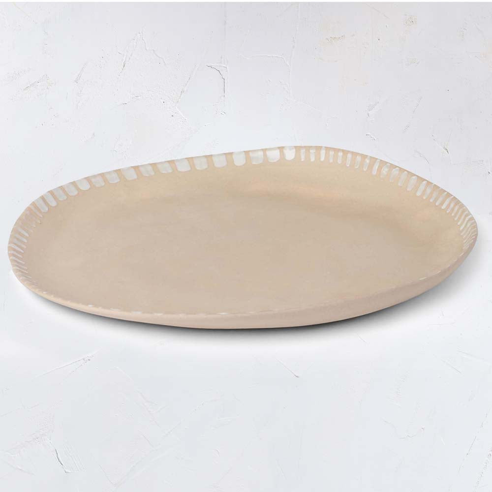 Stripy Ceramic  Platter